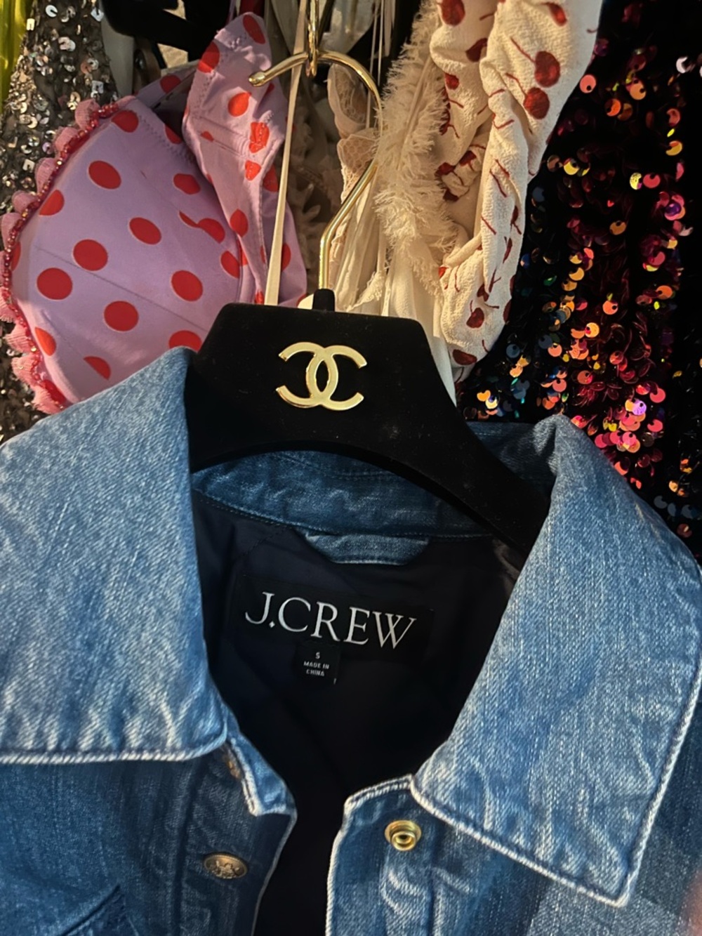 J.Crew Classic Blue Denim Jacket Cropped - size small